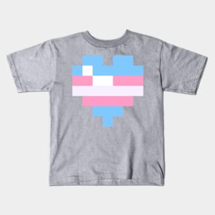 Pixel Heart - Trans Pride T-Shirt Kids T-Shirt